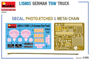 MiniArt 38054 L1500S GERMAN TOW TRUCK 1/35 – image 3