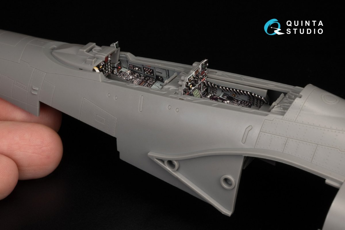 Quinta Studio QD+48371 F-4E with DMAS 3D-Printed &amp;amp; colored Interior on decal paper (Meng) (with 3D-printed resin parts) 1/48 – image 14