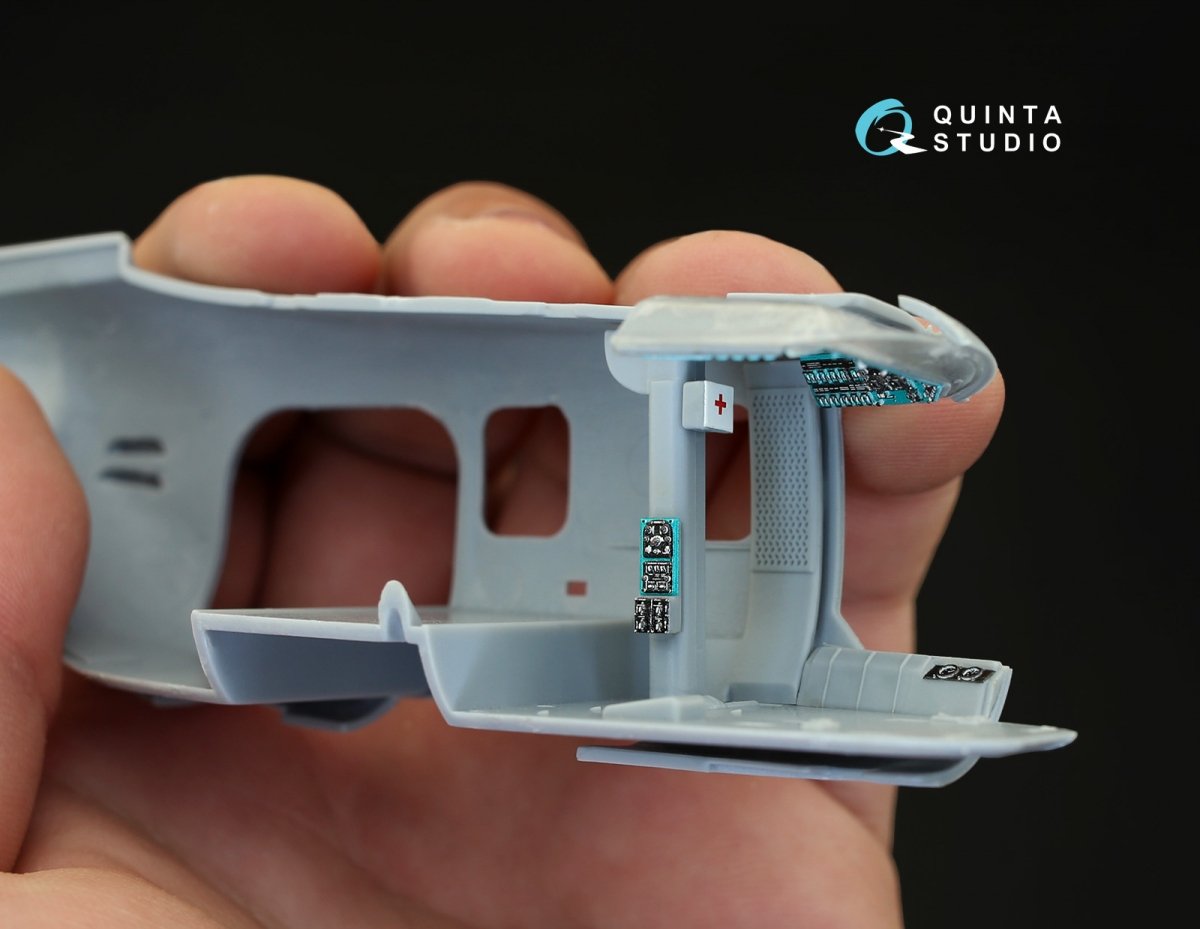 Quinta Studio QD48005 La-5 3D-Printed &amp;amp; coloured Interior on decal paper (for Zvezda kit) 1/48 – Bild 4