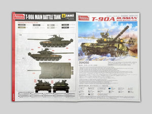 Amusing Hobby 35A050 Russian Main Battle Tank T-90A FULL INTERIOR 1/35 – zdjęcie 3