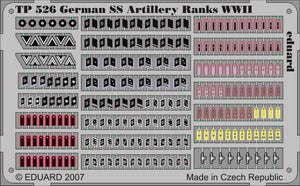 Eduard TP526 German SS Artilery Ranks WWII 1/35