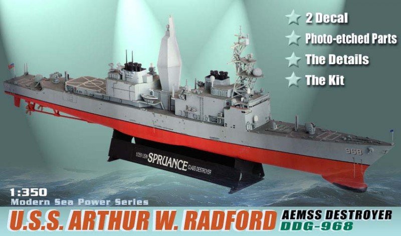 Dragon 1018 USS Arthur W Radford Aemss (1/350) – image 2