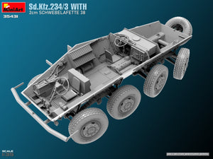 MiniArt 35431 Sd.Kfz.234/3 With 2cm Schwebelafette 38 1/35 – zdjęcie 9