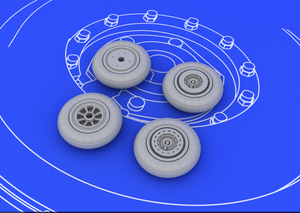 Eduard 672007 MiG-15 wheels 1/72 (EDUARD) – zdjęcie 4