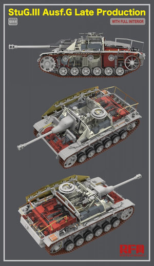 Rye Field Model 5088 StuG.III Ausf.G Late Production with full interior 1/35 – zdjęcie 5