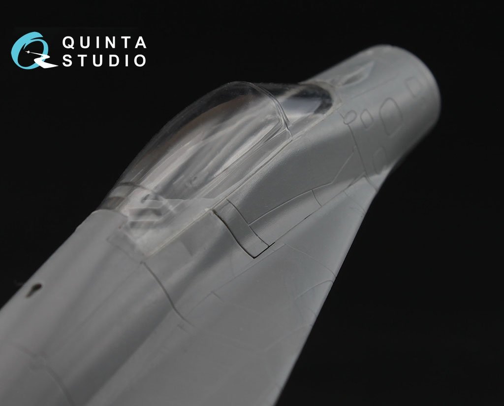 Quinta Studio QC72002 MiG-29 vacuformed clear canopy 2 pcs (for 7278, 7309 Zvezda kit) 1/72 – Bild 6