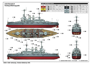 Trumpeter 05354 Schleswig Holstein Battleship 1935 1/350 – zdjęcie 2