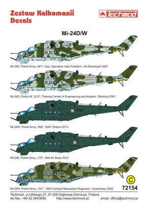 Techmod 72154 - Mi-24D/W “Hind-D/E” 1/72 – immagine 2