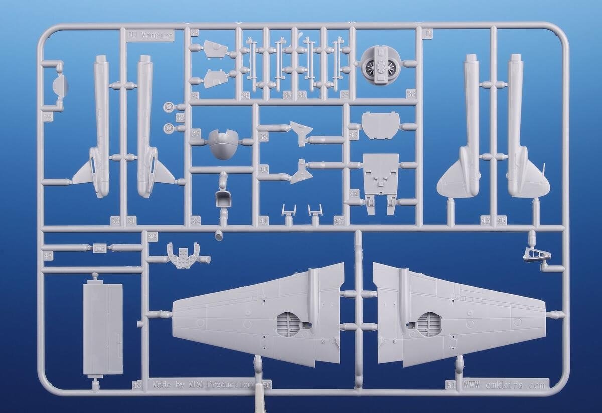 Special Hobby 72455 DH.100 Vampire FB.Mk.9 ’Tropicalised Fighter-Bomber’ 1/72 – zdjęcie 4