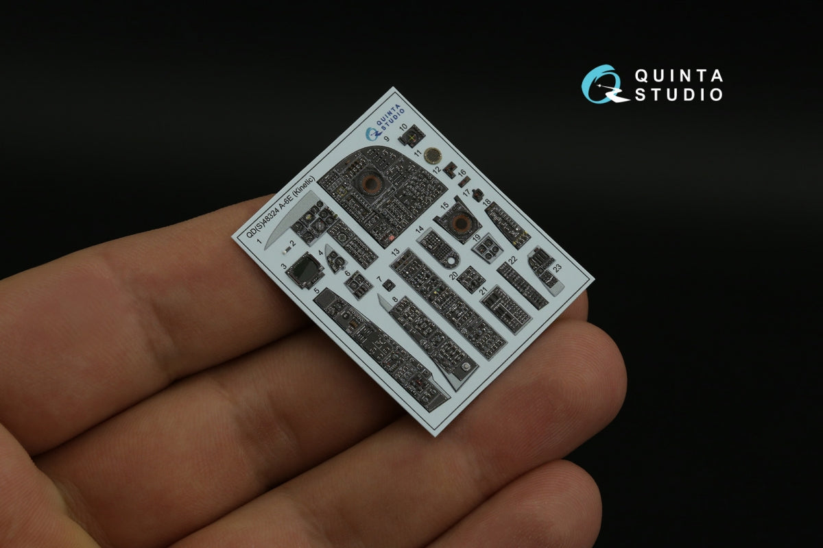 Quinta Studio QD48324 A-6E 3D-Printed colored Interior on decal paper (Kinetic) 1/48 – image 6