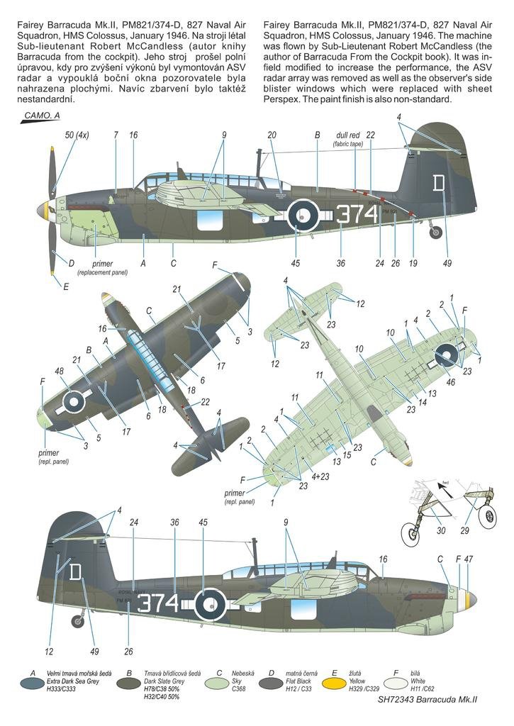 Special Hobby 72343 Fairey Barracuda Mk. II Pacific Fleet 1/72 – immagine 6