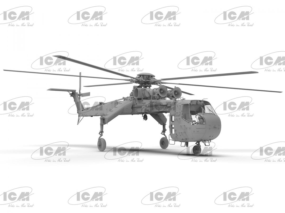 ICM 53054 Sikorsky CH-54A Tarhe US heavy helicopter 1/35 – zdjęcie 8