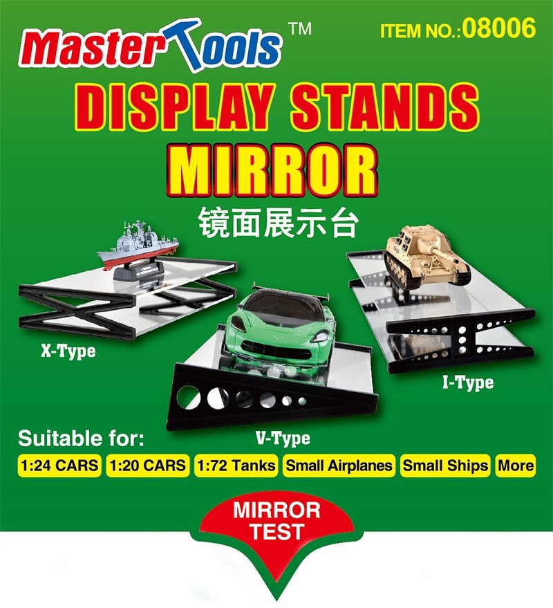Trumpeter 08006 Display Stands Mirror (215x99mm) – Bild 3