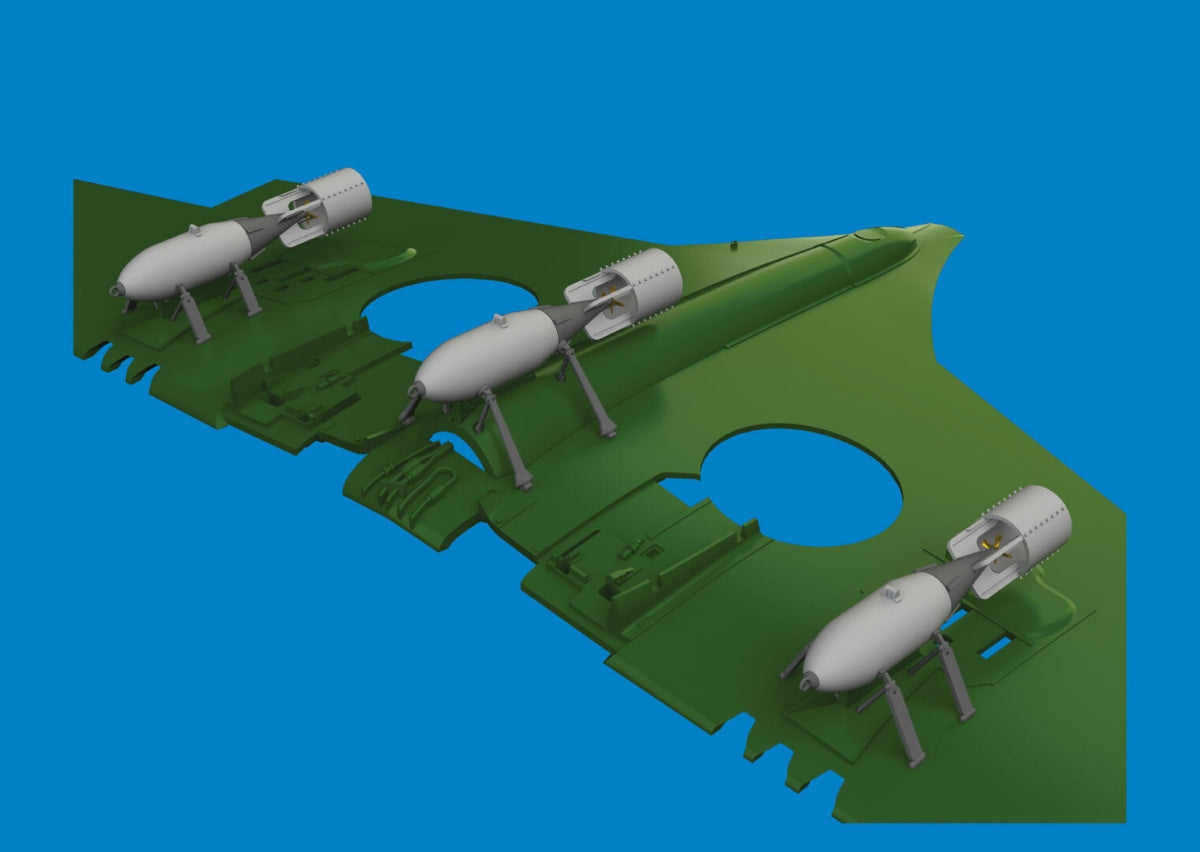 Eduard 6481082 P-40 250lb MC British bombs PRINT EDUARD 1/48 – image 2
