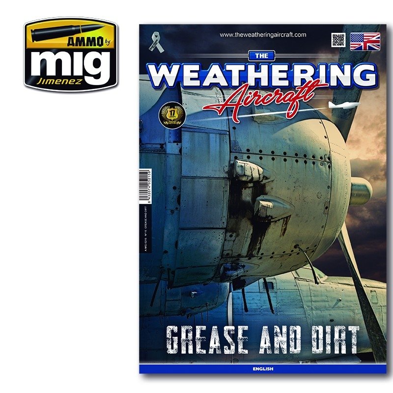AMMO of Mig Jimenez 5215 The Weathering Aircraft Issue 15. GREASE &amp;amp; DIRT (English)