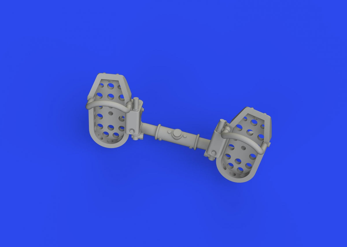 Eduard 672320 Bf 109E rudder pedals late PRINT 1/72 – zdjęcie 3