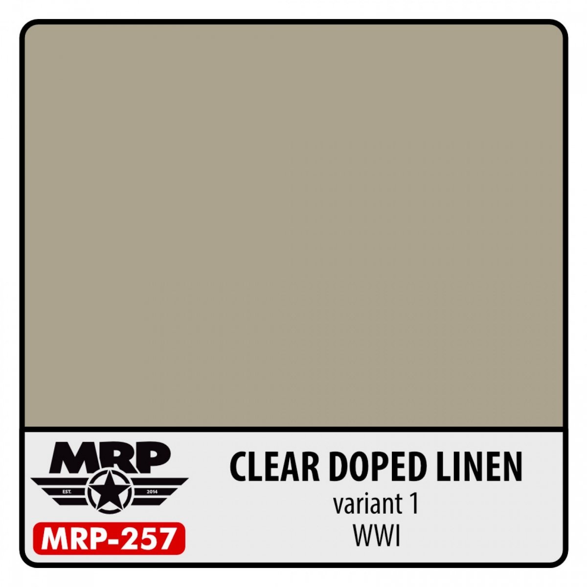 Mr. Paint MRP-257 Clear Doped Linen Variant 1 WWI 30ml
