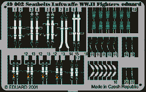 Eduard 49002 Seatbelts Luftwaffe WWII Fighters 1/48