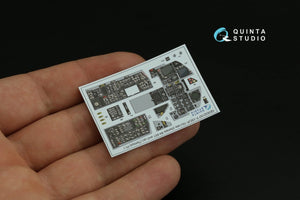 Quinta Studio QD32157 F-15C Late/F-15J late 3D-Printed &amp;amp; colored Interior on decal paper (Tamiya) 1/32 – image 3