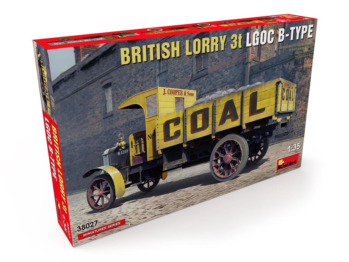 MiniArt 38027 BRITISH LORRY 3T LGOC B-TYPE 1/35 – zdjęcie 5