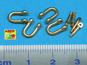 Aber R-13 Late model Shackle for Pz.Kpfw.VI Tiger Ausf.B x4pcs 1/35 – zdjęcie 2
