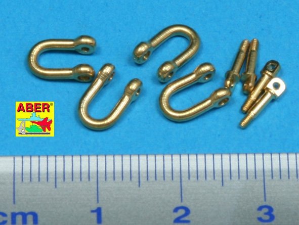 Aber R-13 Late model Shackle for Pz.Kpfw.VI Tiger Ausf.B x4pcs 1/35 – zdjęcie 2