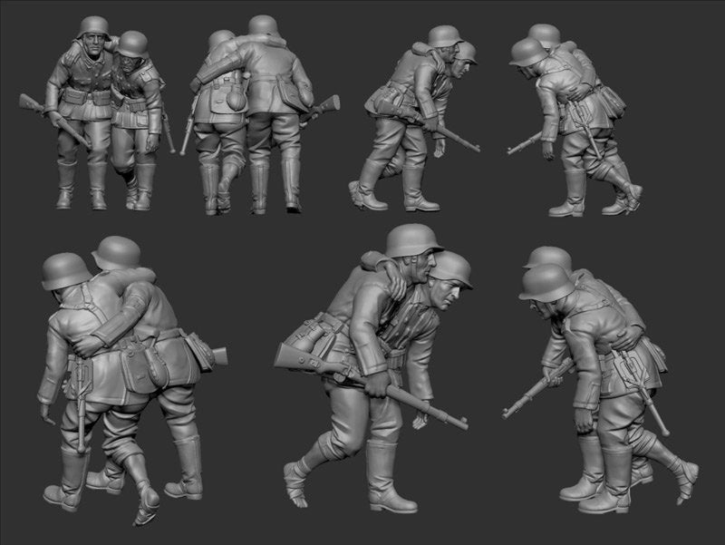 Zvezda 6143 German Medical Personnel (1941-1943) Art of Tactic 1/72 – image 3