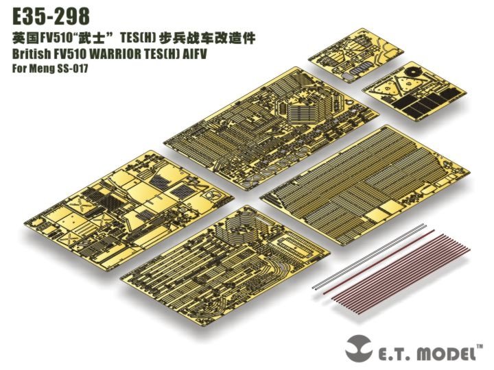 ET Model E35-298 British FV510 WARRIOR TES(H) AIFV For Meng SS-017 1/35