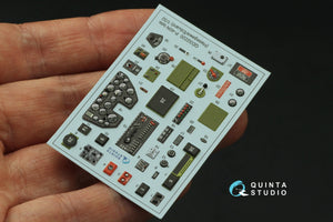 Quinta Studio QD32220 P-40N late 3D-Printed colored Interior on decal paper (Hasegawa/Eduard) 1/32 – image 5