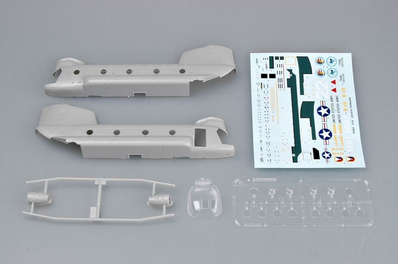 Trumpeter 01621 CH-47A Chinook medium-lift helicopter 1/72 – zdjęcie 4