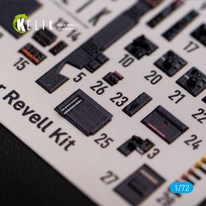 KELIK K72062 Junkers JU 88 A-4 interior 3D decals for Revell kit 1/72 – zdjęcie 6