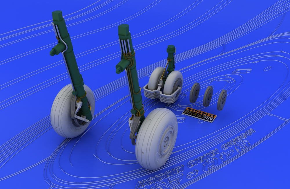 Eduard 648037 MiG-29 wheels 1/48 (Eduard, Academy) – zdjęcie 2
