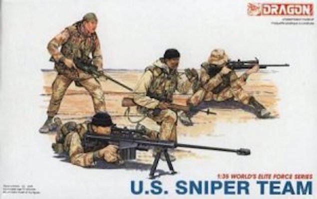 Dragon 3016 U.S. Sniper Team 1/35