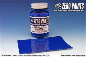 Zero Paints ZP-1209 Yamaha FZR750 Gauloises Bol d&amp;#39;or 1985 Blue Paint 60ml