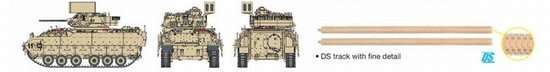 Dragon 7332 M6 Bradley Linebacker Air-Defense Vehicle (1/72) – image 9