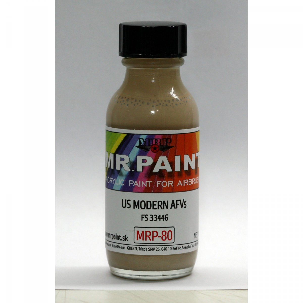MR. Paint MRP-080 Desert Tan FS 33446 US MODERN AFVs 30ml – zdjęcie 2