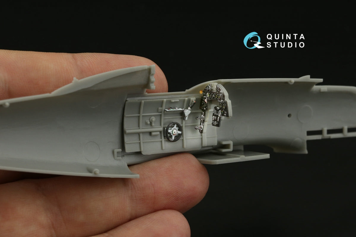 Quinta Studio QDS-48391 Macchi C.205 Veltro 3D-Printed &amp;amp; colored Interior on decal paper (Hasegawa/Italeri) (Small version) 1/48 – image 6