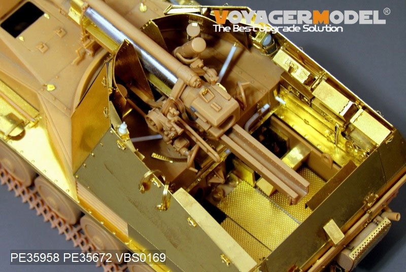 Voyager Model PE35958 WWII German self-propelled howitzer Wespe basic For TAMIYA 35200/35358 1/35 – image 17