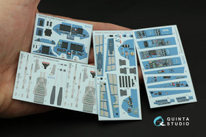 Quinta Studio QD32095 Su-30SM 3D-Printed &amp;amp; coloured Interior on decal paper (conversion for Trumpeter Su-30MKK ) 1/32 – zdjęcie 11