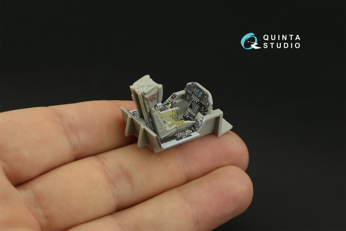 Quinta Studio QD48280 F/A-18C late 3D-Printed &amp;amp; coloured Interior on decal paper (HobbyBoss) 1/48 – zdjęcie 5