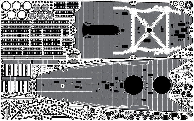 Pontos 37035F1 IJN Heavy Cruiser Mogami 1942 Detail Up Set 1/350 – Bild 23