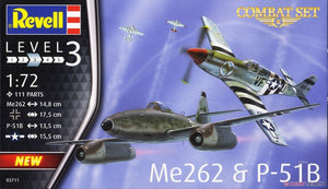 Revell 03711 Combat Set Me262 &amp;amp; P-51B 1/72 – zdjęcie 2