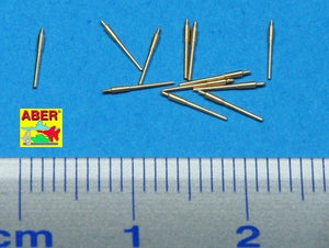 Aber 1/700L-15 Set of 12 pcs 150 mm barrels for German ships: Bismarck, Tirpitz, Scharnhorst, Gneisenau 1/700 – zdjęcie 2