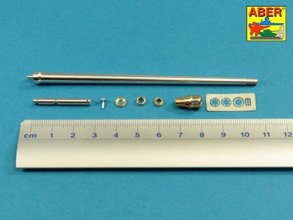 Aber 35L-246 7.5cm Barrel with Muzzle brake for Panther Ausf.G (For Rye Field Model) 1/35 – zdjęcie 4