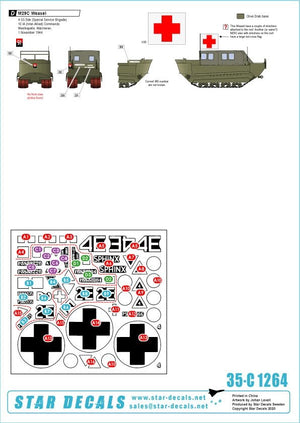 Star Decals 35-C1264 British AFVs in Holland 1944-45 # 2 1/35 – immagine 2