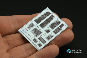 Quinta Studio QD48387 F-4E early with slatted wing 3D-Printed &amp;amp; coloured Interior on decal paper (Meng) 1/48 – zdjęcie 7