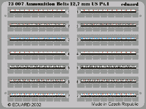 Eduard 73007 Ammunition Belts US Cal.0.50 1/72