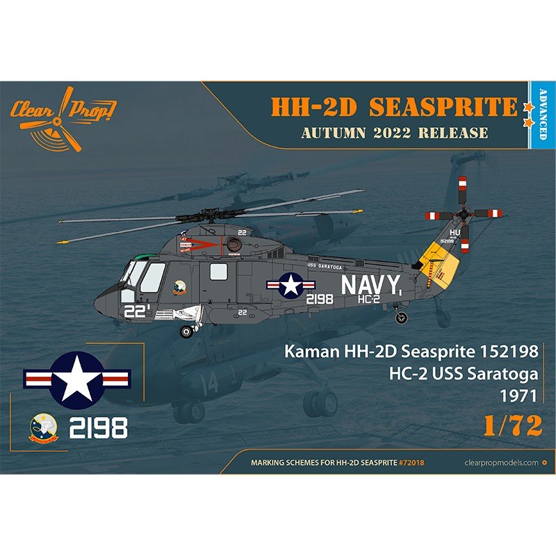 Clear Prop! CP72018 HH-2D Seasprite ADVANCED KIT 1/72 – zdjęcie 5