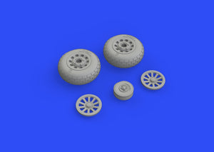 Eduard 648989 P-51B/ C wheels block tread EDUARD 1/48 – zdjęcie 4