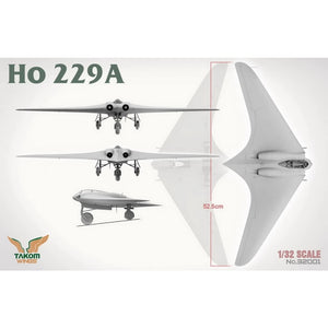 Takom 32001W Ho 229 Box - Ho 229A + Ho 229B + Ho 229 Pilot (Limited Edition) 1/32 – zdjęcie 7